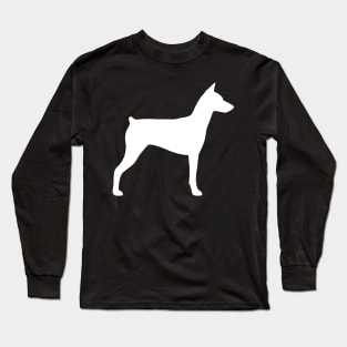 German Pinscher Silhouette(s) Long Sleeve T-Shirt